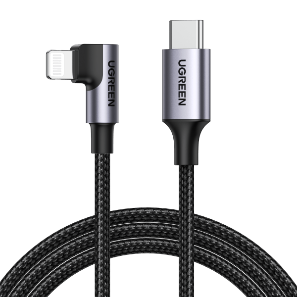 NNEDSZ 60765 90 Degree USB-C to iPhone 8-pin Cable 2M
