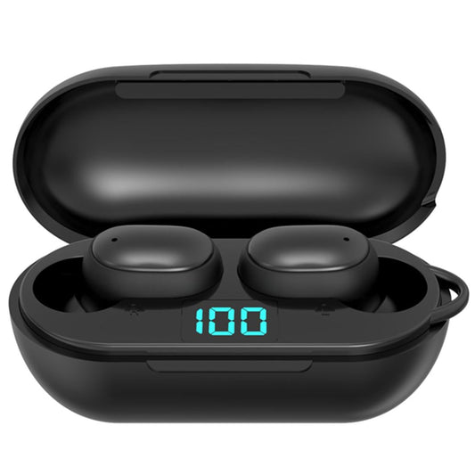 NNEDSZ Wireless Bluetooth Earphones With Digital Display & Charging Box - H6 Tws