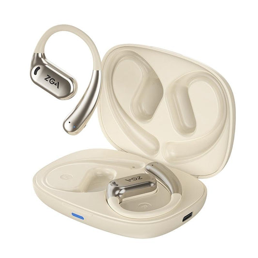 NNEDSZ Wireless Bluetooth Earphone Ear-Mounted - White